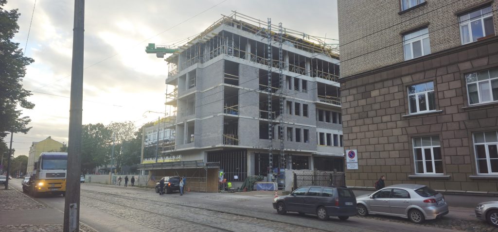 Veselības centrs 4 medicīnas komplekss (Krišjāņa Barona iela 119) - Hospital - construction photos