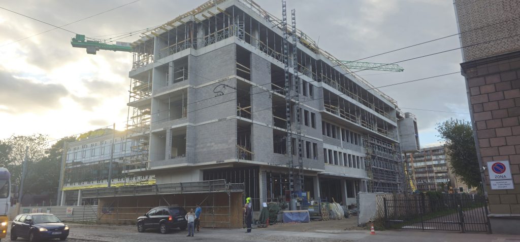 Veselības centrs 4 medicīnas komplekss (Krišjāņa Barona iela 119) - Hospital - construction photos