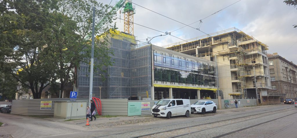 Veselības centrs 4 medicīnas komplekss (Krišjāņa Barona iela 119) - Hospital - construction photos