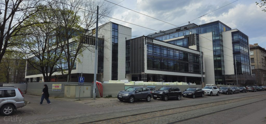 Veselības centrs 4 medicīnas komplekss (Krišjāņa Barona iela 119) - Slimnīca - būvdarbu attēli