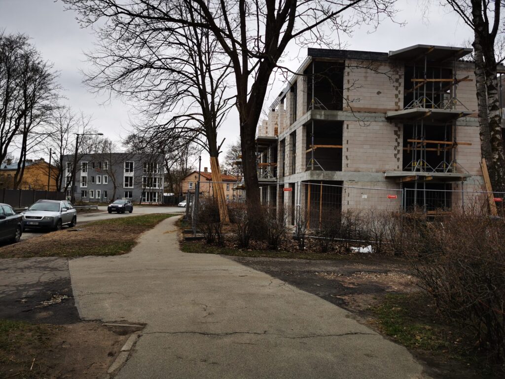 Stērstu nami - 1. kārta, 1. ēka (Stērstu iela 15A) - Daudzdzīvokļu nams - būvdarbu attēli