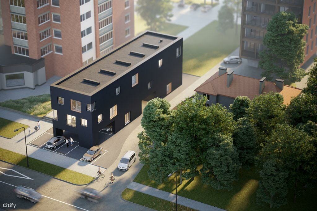 Gilių namai 2 etapas (Studentų g. 10) - Multi apartment - visualization