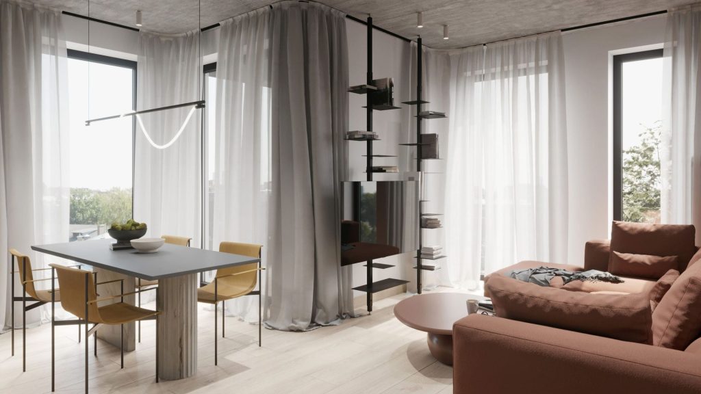 New Hanza Apartamenti - "D" ēka (Gustava Kluča iela 10) - Multi apartment - visualization