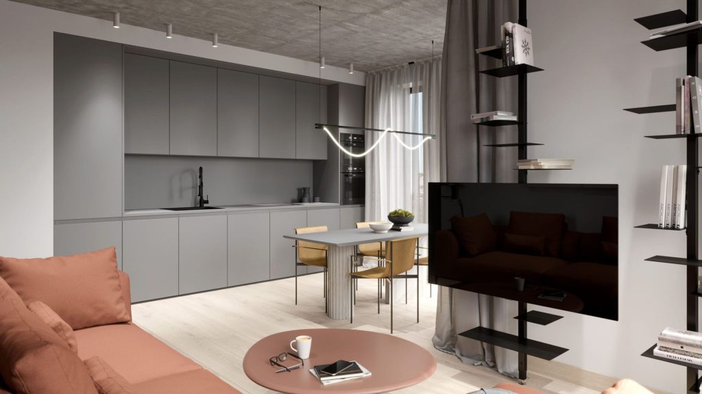 New Hanza Apartamenti - "D" ēka (Gustava Kluča iela 10) - Multi apartment - visualization