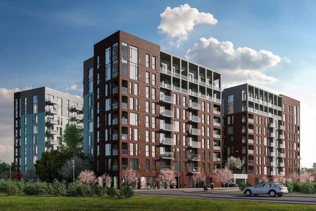 New Hanza apartamenti (Gustava Kluča iela 10) - Daudzdzīvokļu nams - vizualizācija