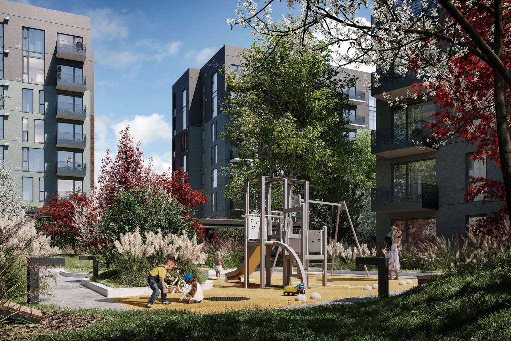 New Hanza Apartamenti - "D" ēka (Gustava Kluča iela 10) - Multi apartment - visualization