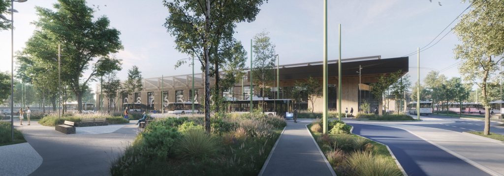 2. trolejbusu parka pārbūve (Jelgavas iela 37) - Kitas transporto objektas - vizualizacija