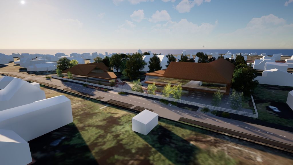 Kivimäe Põhikooli juurdeehitus (Lauliku 55) - Primary and secondary education - visualization