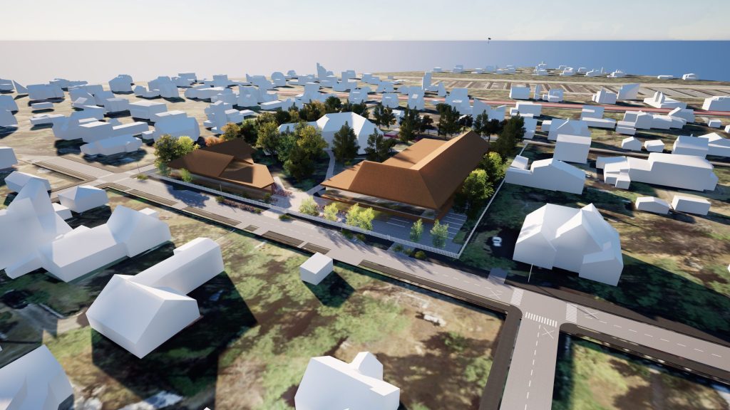 Kivimäe Põhikooli juurdeehitus (Lauliku 55) - Primary and secondary education - visualization