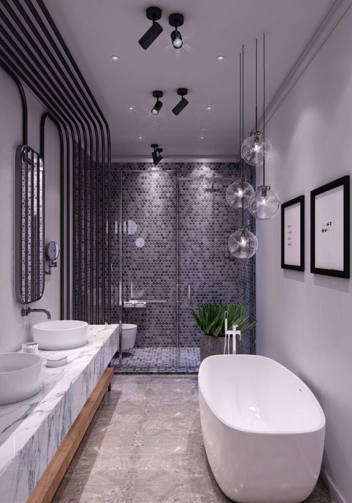 Pakrantės namai (Žygimantų g., Pakrantės g., Paklnės g.) - Private house community - visualization