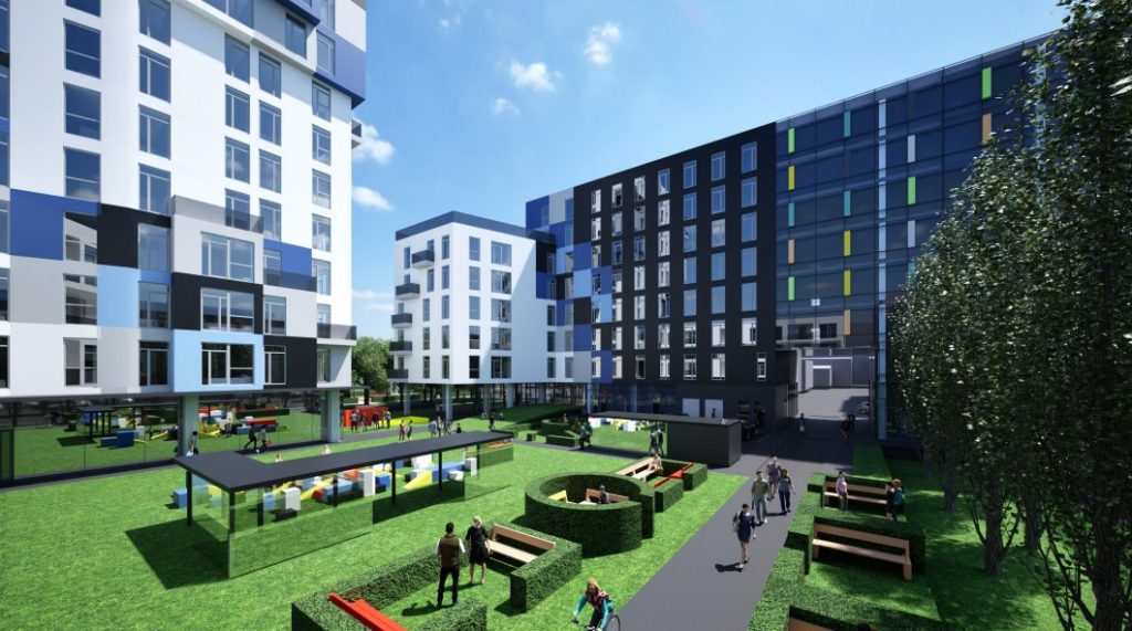 Piima 1/1, 1/2 (Piima 1/1, 1/2) - Co-living, Daugiabutis, Verslo centras, Kita komercija - vizualizacija