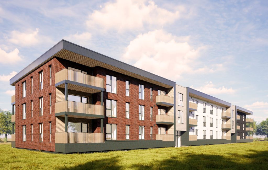 Vikimõisa (Pikaliiva 41, 43) (Pikaliiva 41, 43) - Daudzdzīvokļu nams - vizualizācija