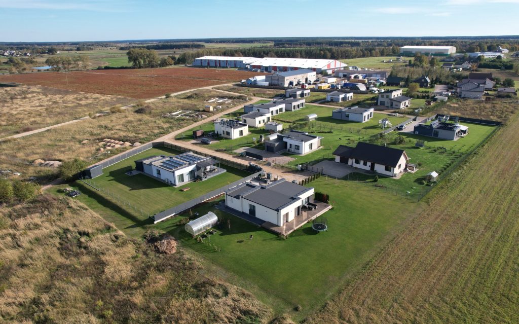 Pakrantės namai (Žygimantų g., Pakrantės g., Paklnės g.) - Private house community - construction photos