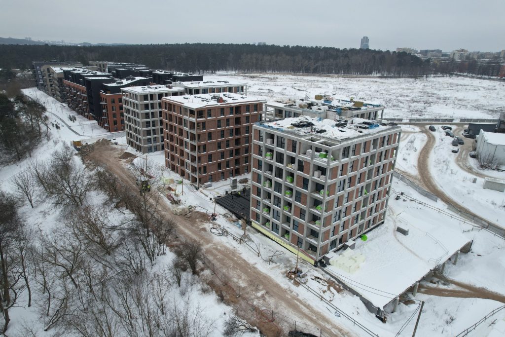 reVINGIS City Space (Geležinio Vilko g. 2) - Daudzdzīvokļu nams - būvdarbu attēli