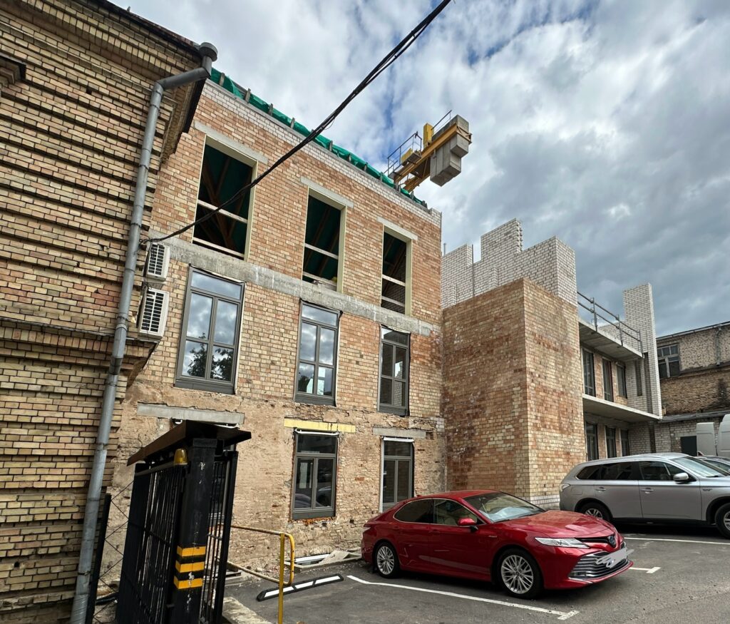 Totorių sodas (Totorių g. 13) - Multi apartment - construction photos