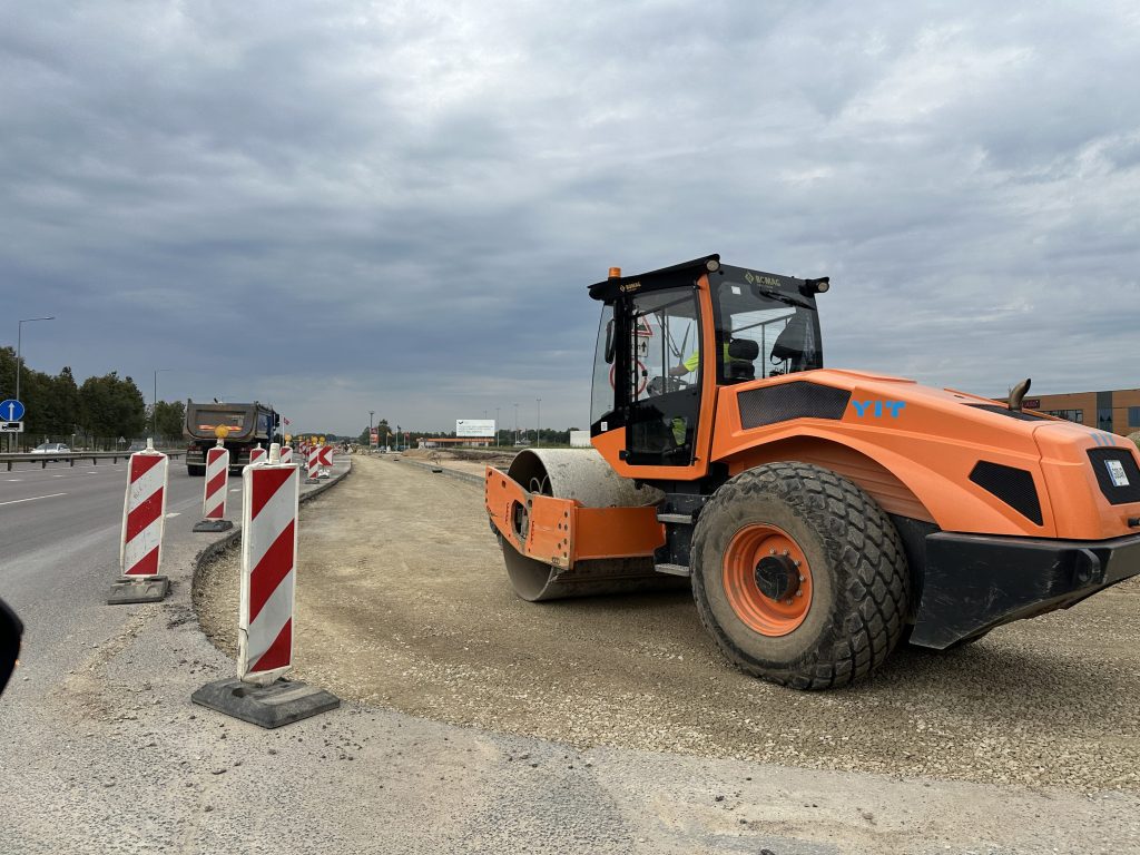Tunelis po A2 ties Vilniaus verslo parku (A2) - Road - construction photos