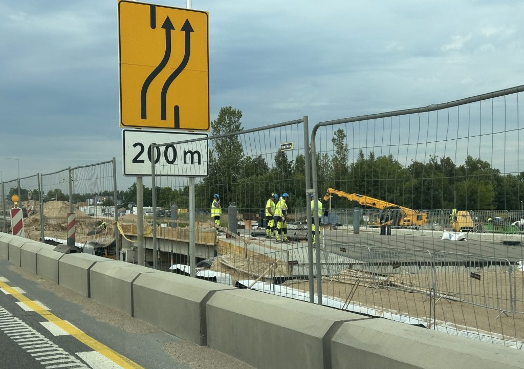 Tunelis po A2 ties Vilniaus verslo parku (A2) - Road - construction photos