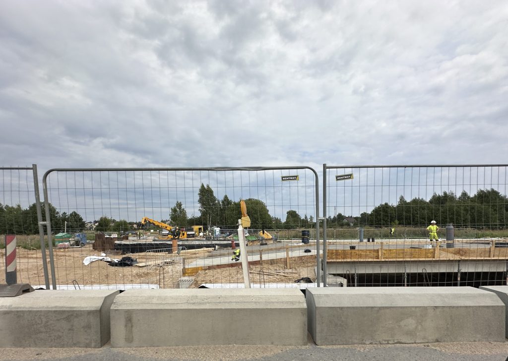 Tunelis po A2 ties Vilniaus verslo parku (A2) - Road - construction photos