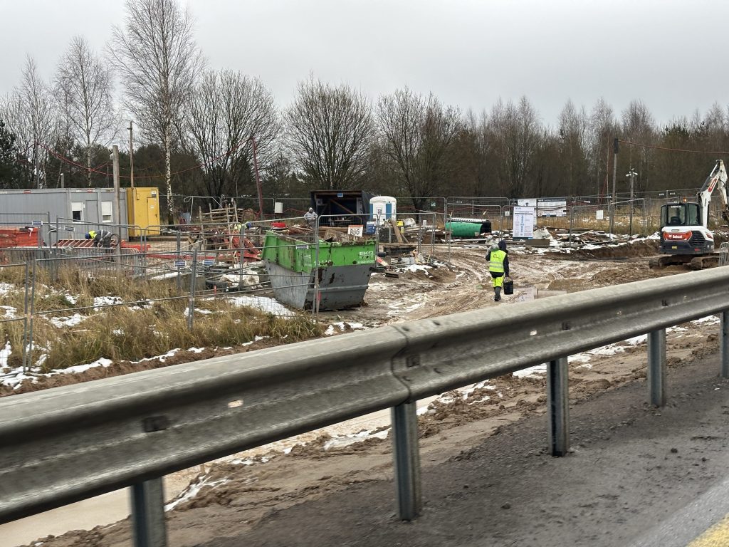 Tunelis po A2 ties Vilniaus verslo parku (A2) - Road - construction photos