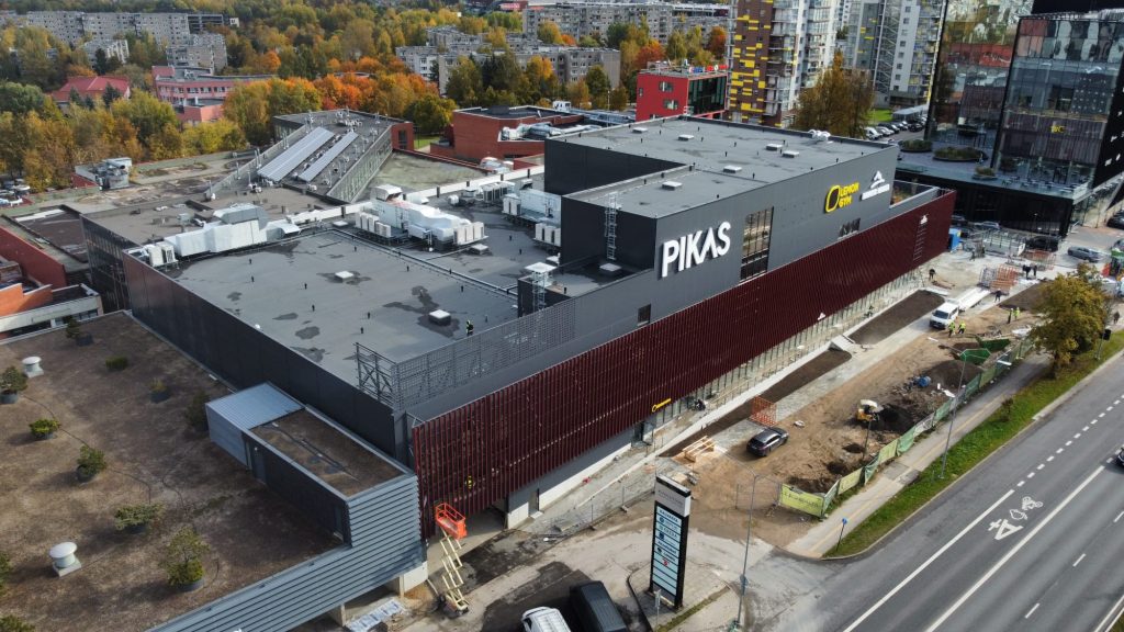 PC PIKAS (Ukmergės g. 221) - Shopping center - construction photos