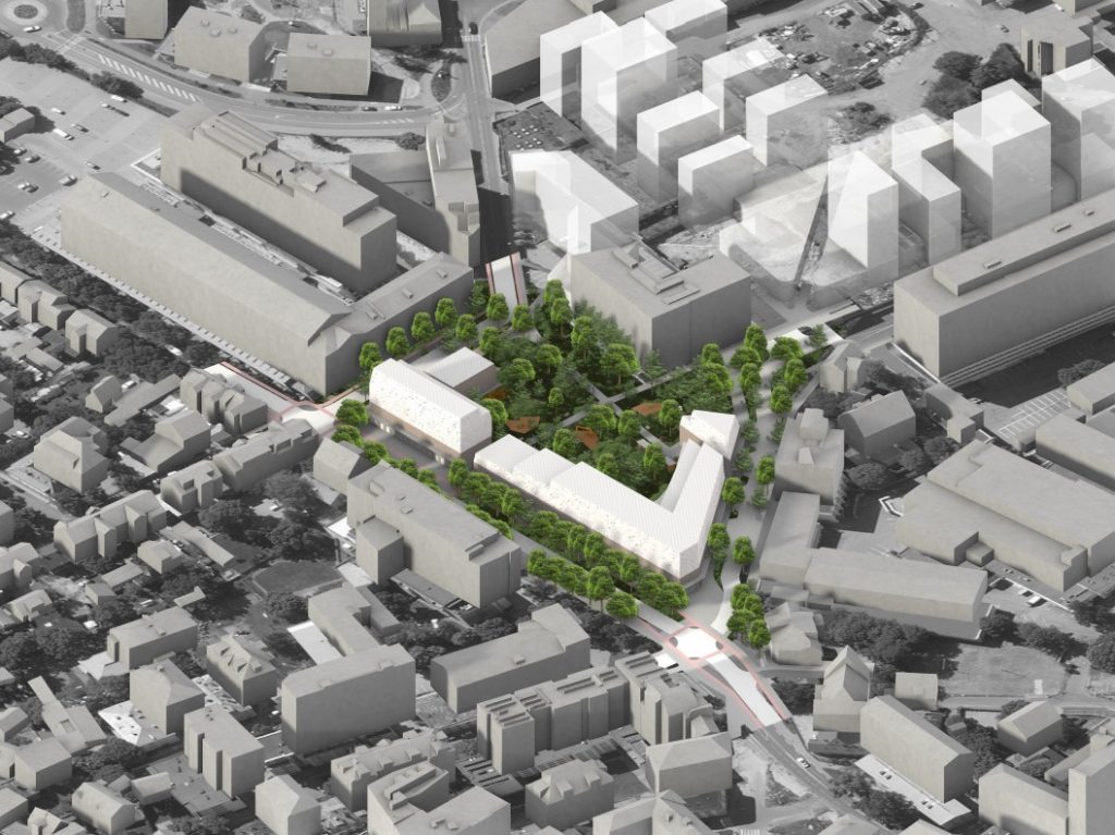 Veerenni 20, 20a / Tatari 47 / Herne 1, 3 (Veerenni 20, 20a / Tatari 47 / Herne 1, 3) - Early education, Multi apartment, Other commercial - visualization