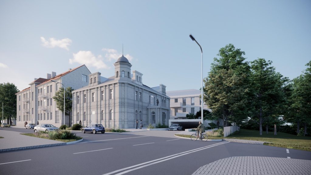 Vytauto g. 15 (Vytauto g. 15) - Multi apartment, Office center - visualization