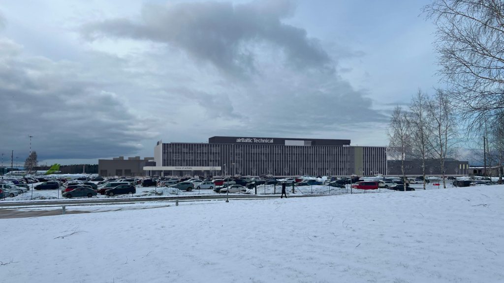 AirBaltic Technical - Gaisa kuģu apkopes un remonta angārs ar biroja telpām (Ziemeļu iela 18) - Office center, Service terminal - visualization