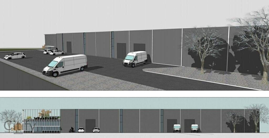 B. Brazdžionio g. 62 (B. Brazdžionio g. 62) - Ne maisto parduotuvė, Sandėlys / Platinimo centras - vizualizacija