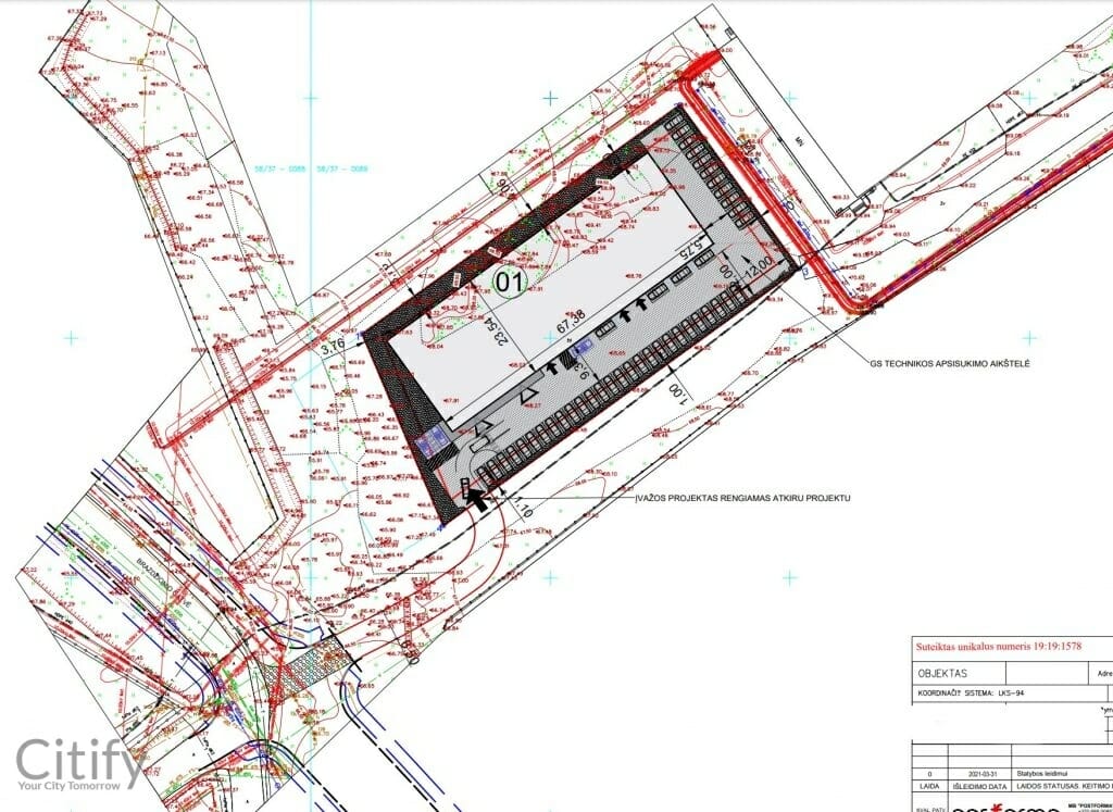 B. Brazdžionio g. 62 (B. Brazdžionio g. 62) - Ne maisto parduotuvė, Sandėlys / Platinimo centras - vizualizacija