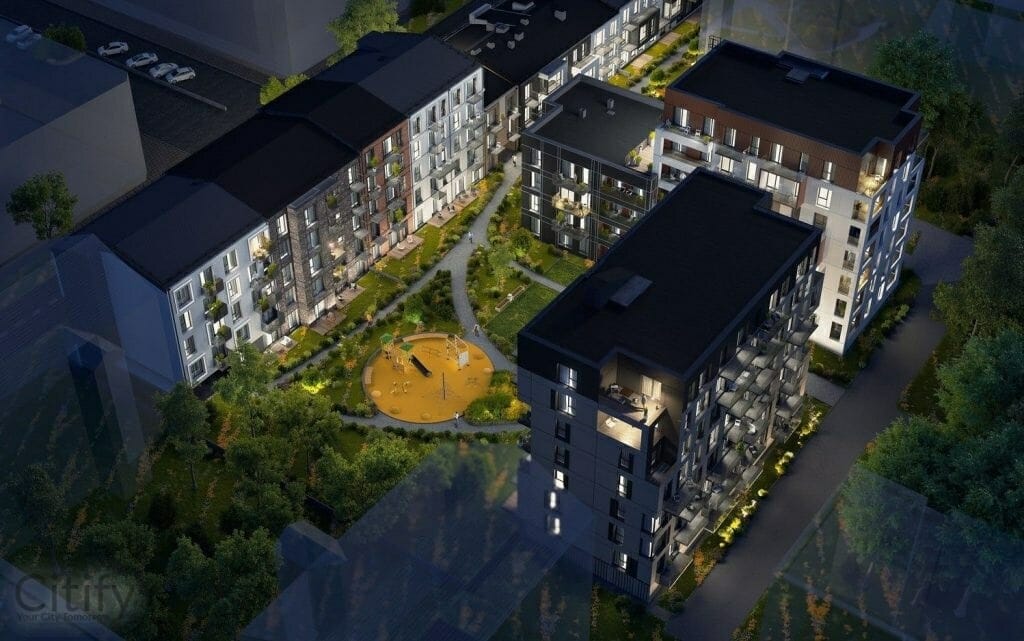 Baltas Lapas Mindaugo 2 etapas (Aguonų g. 17) - Multi apartment - visualization