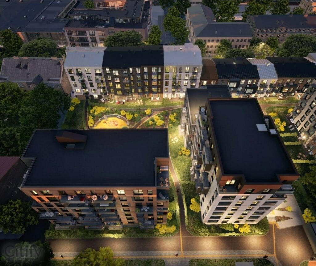 Baltas Lapas Mindaugo 2 etapas (Aguonų g. 17) - Multi apartment - visualization