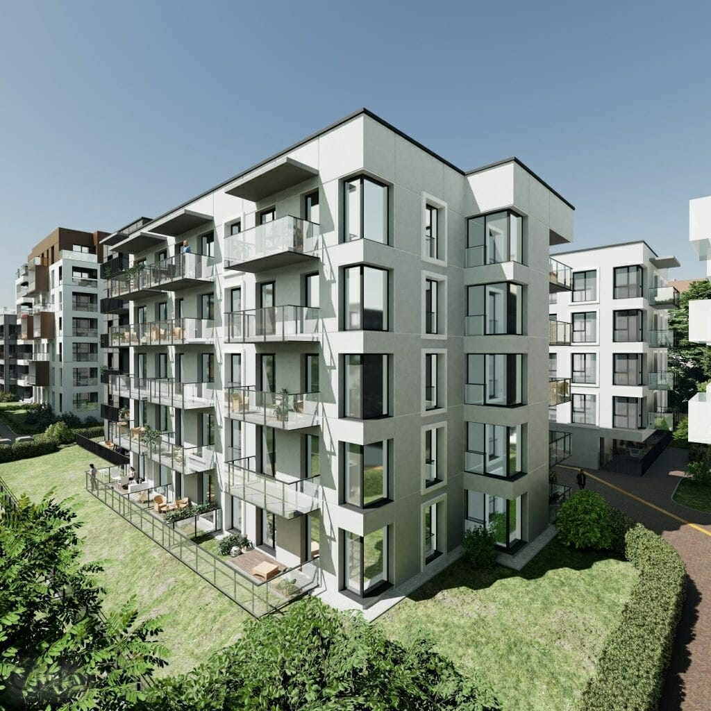 Baltas Lapas Mindaugo 3 etapas (Aguonų g. 17) - Multi apartment - visualization