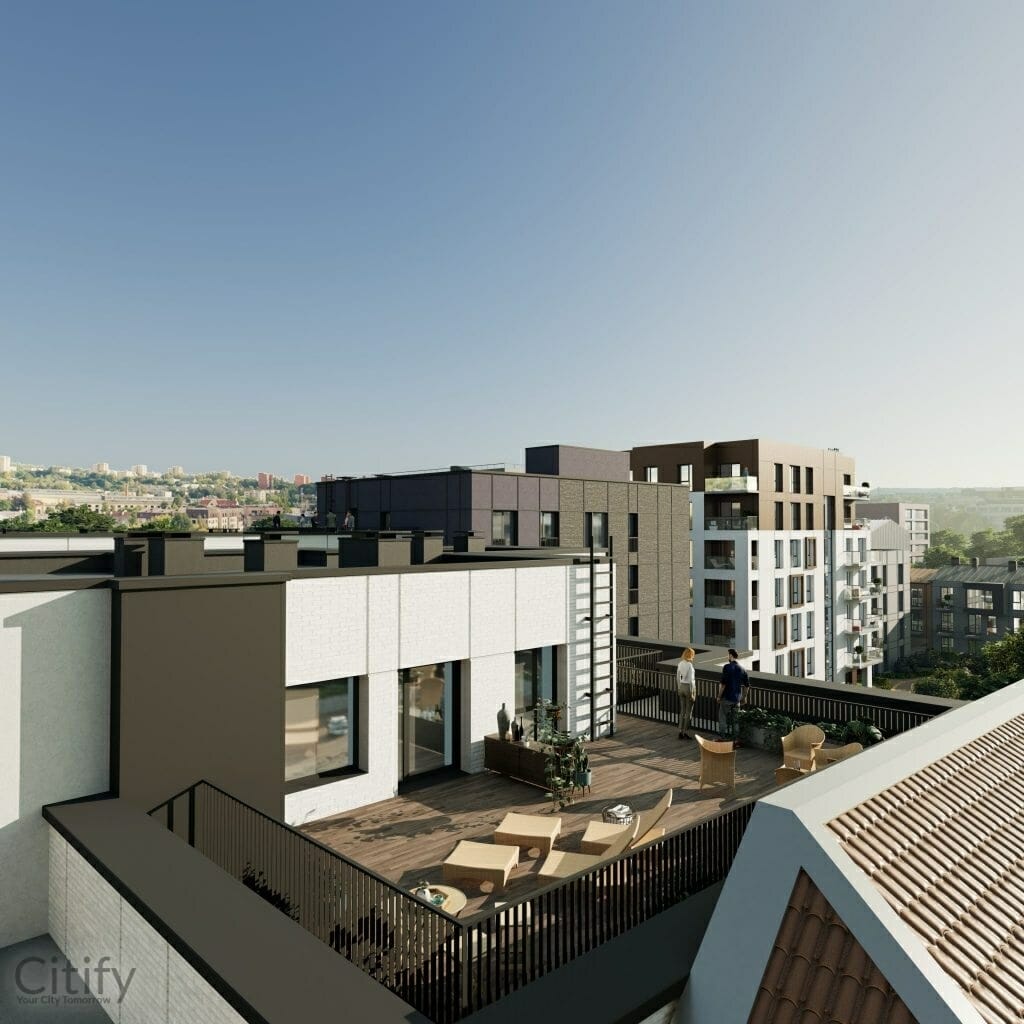 Baltas Lapas Mindaugo 3 etapas (Aguonų g. 17) - Multi apartment - visualization