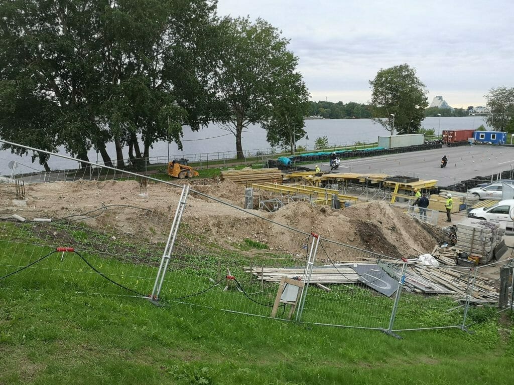 Salu tilta kompleksa 2.kārtas pārvada, tuneļa pārbūve un uzbrauktuves/nobrauktuves izbūve (Lāčplēša iela, Maskavas iela) - Road - construction photos