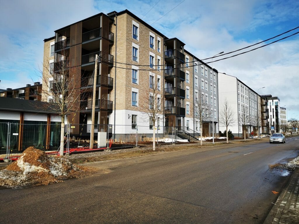 Lindenholma - 1. kārta (Malduguņu iela 6, 8, 10, 12, Daibes iela 29, 31, 33, Mārupe) - Korterelamu - ehituse fotod