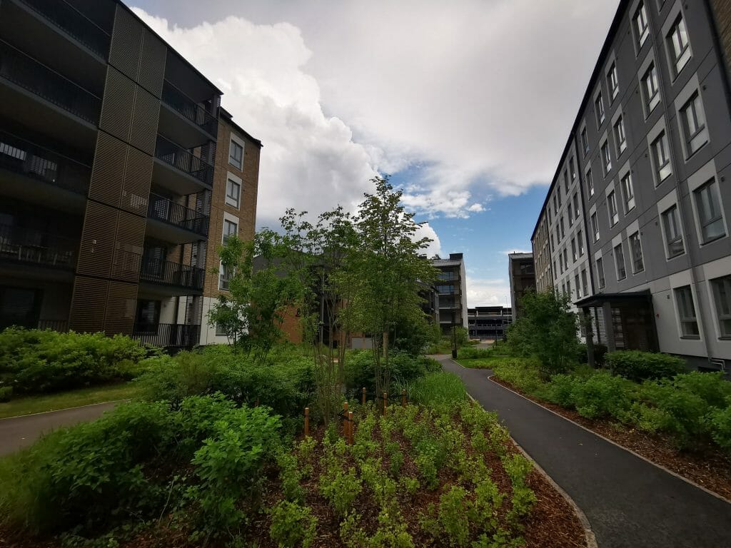 Lindenholma - 1. kārta (Malduguņu iela 6, 8, 10, 12, Daibes iela 29, 31, 33, Mārupe) - Korterelamu - ehituse fotod