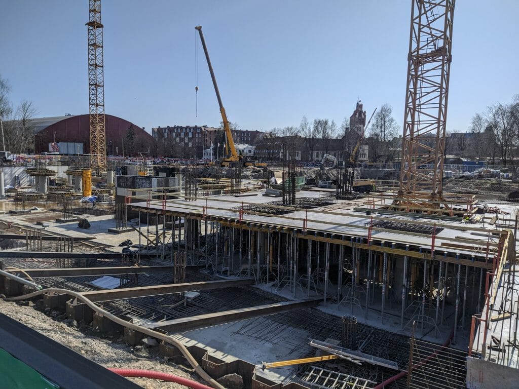 Verde 1. kārta - "A","B" ēkas (Roberta Hirša iela 1) - Office center - construction photos