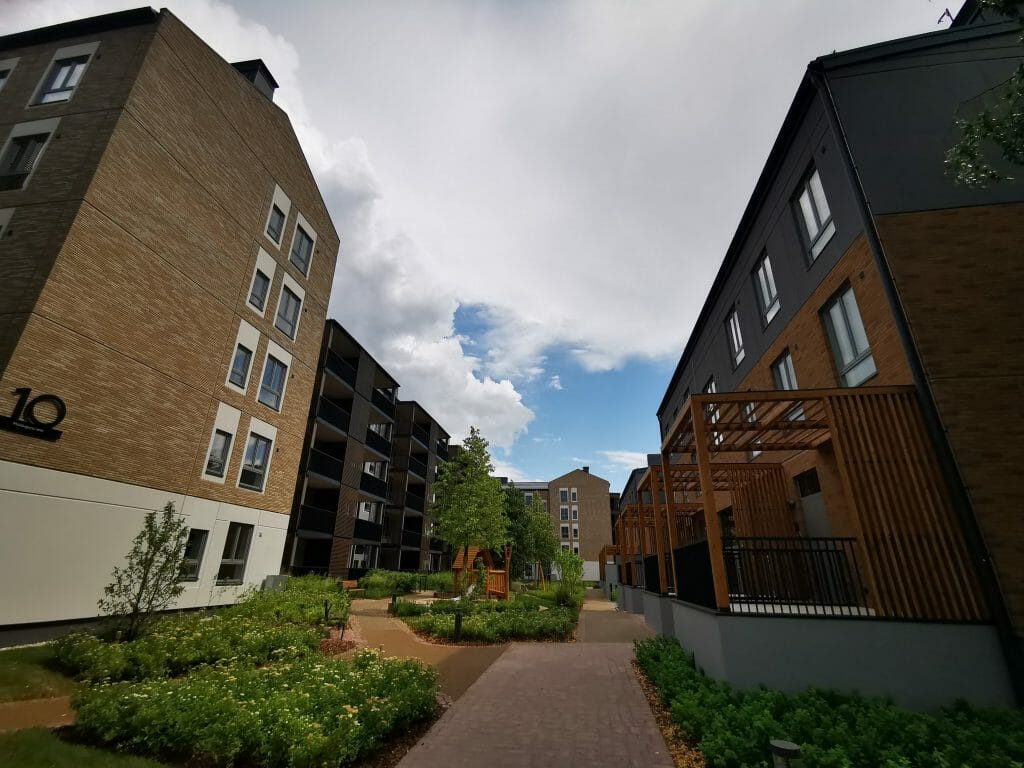 Lindenholma - 1. kārta (Malduguņu iela 6, 8, 10, 12, Daibes iela 29, 31, 33, Mārupe) - Korterelamu - ehituse fotod