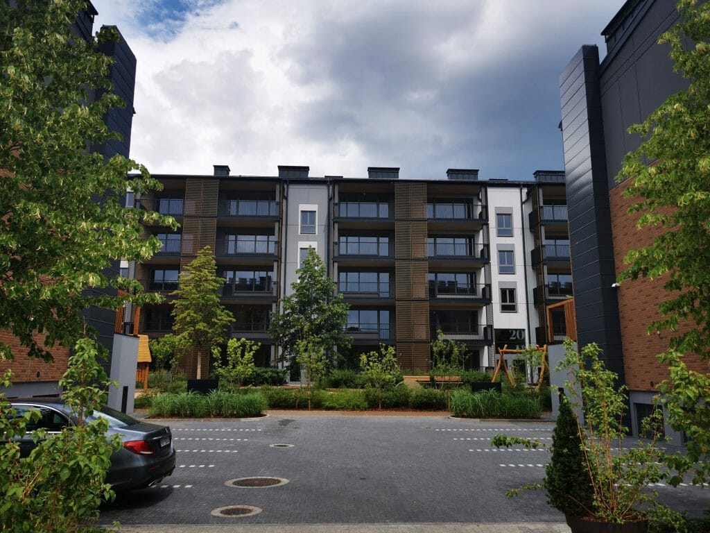 Lindenholma - 1. kārta (Malduguņu iela 6, 8, 10, 12, Daibes iela 29, 31, 33, Mārupe) - Korterelamu - ehituse fotod