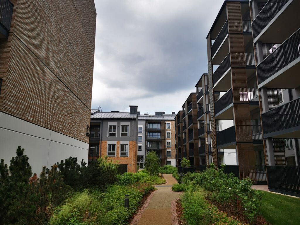 Lindenholma - 1. kārta (Malduguņu iela 6, 8, 10, 12, Daibes iela 29, 31, 33, Mārupe) - Korterelamu - ehituse fotod