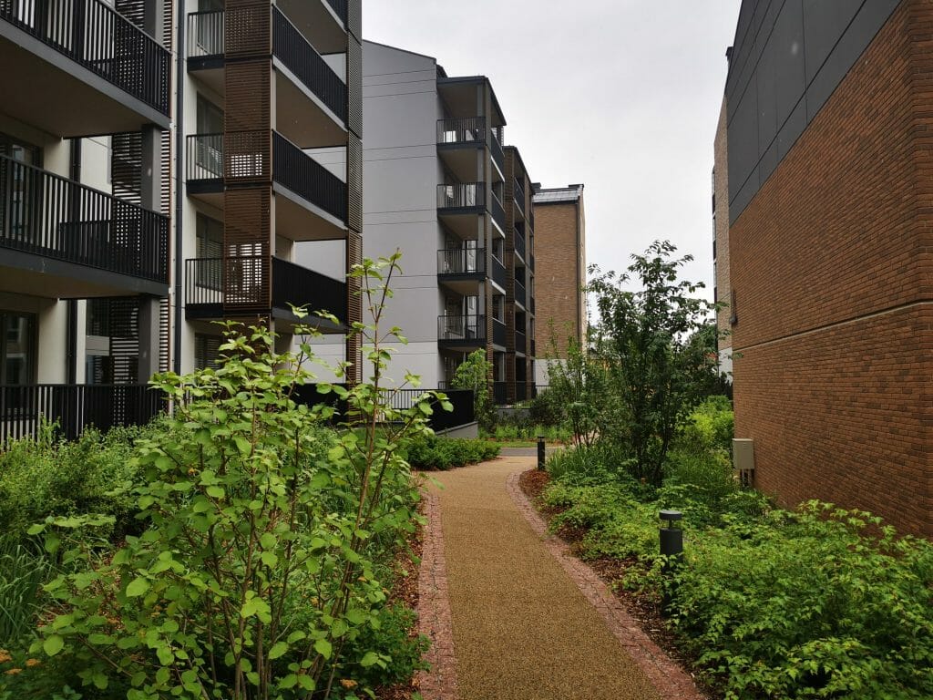 Lindenholma - 1. kārta (Malduguņu iela 6, 8, 10, 12, Daibes iela 29, 31, 33, Mārupe) - Korterelamu - ehituse fotod