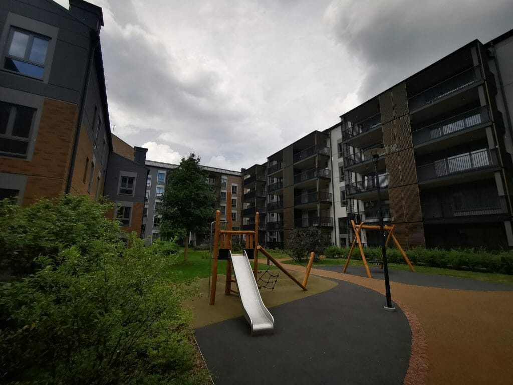 Lindenholma - 1. kārta (Malduguņu iela 6, 8, 10, 12, Daibes iela 29, 31, 33, Mārupe) - Korterelamu - ehituse fotod