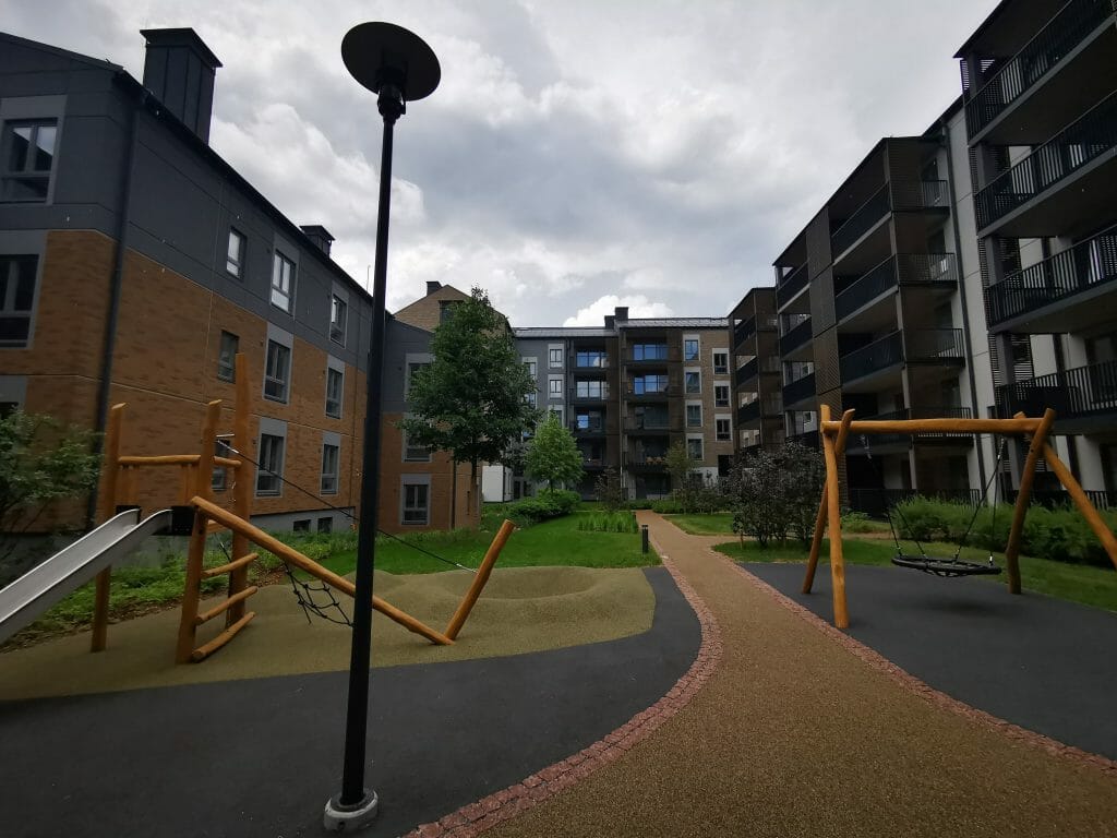 Lindenholma - 1. kārta (Malduguņu iela 6, 8, 10, 12, Daibes iela 29, 31, 33, Mārupe) - Korterelamu - ehituse fotod