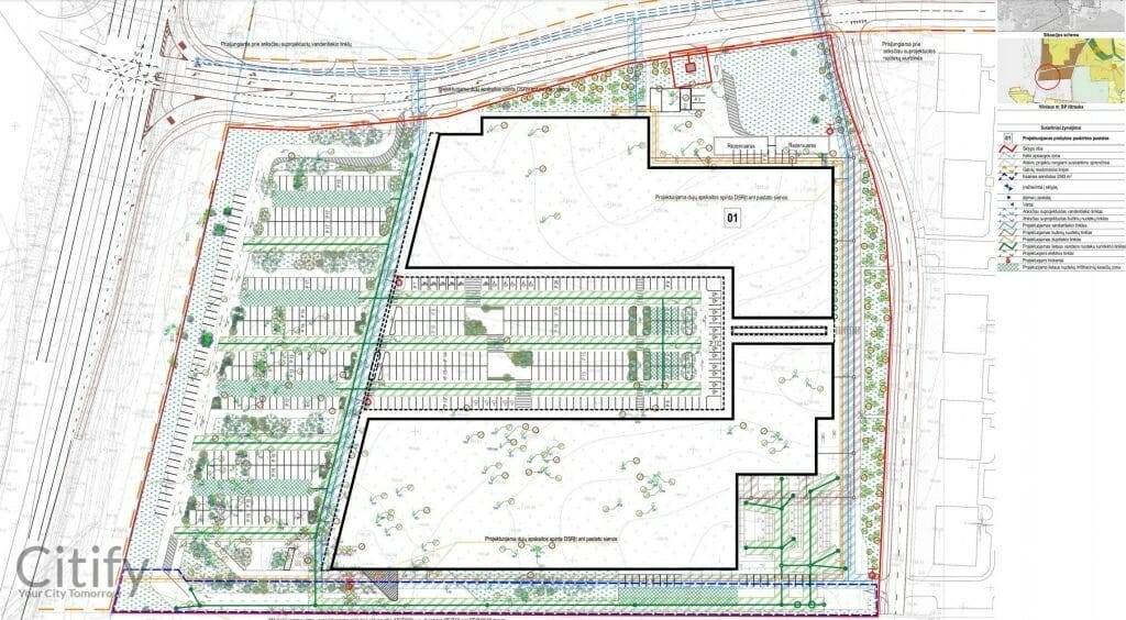 Prekybos parkas "Una" (Dangeručio g. 1) - Shopping center - visualization