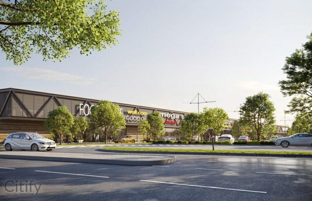 Prekybos parkas "Una" (Dangeručio g. 1) - Shopping center - visualization