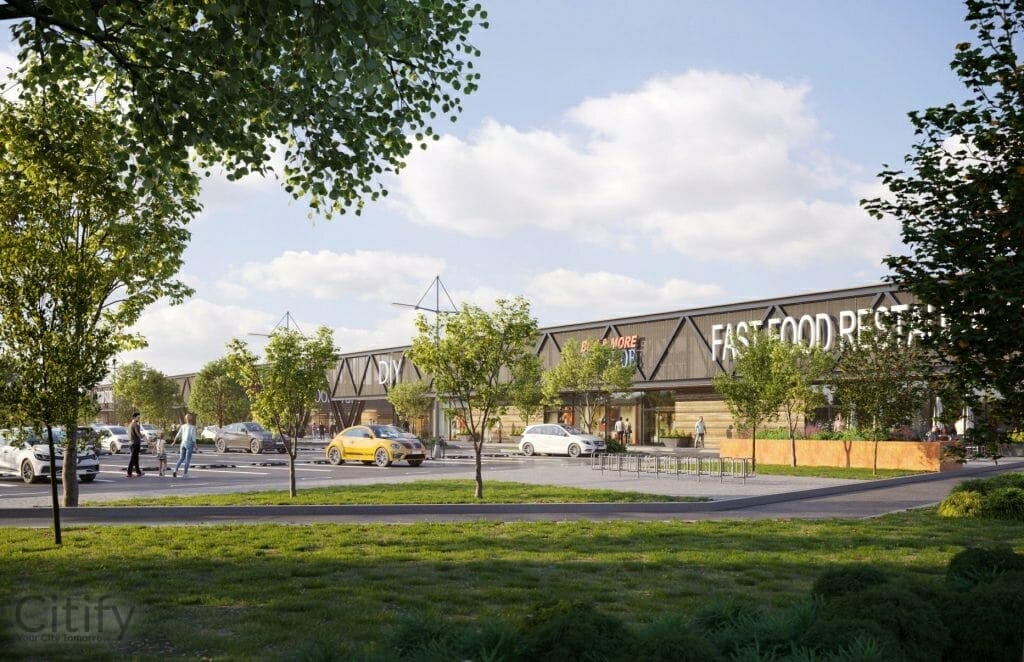 Prekybos parkas "Una" (Dangeručio g. 1) - Shopping center - visualization