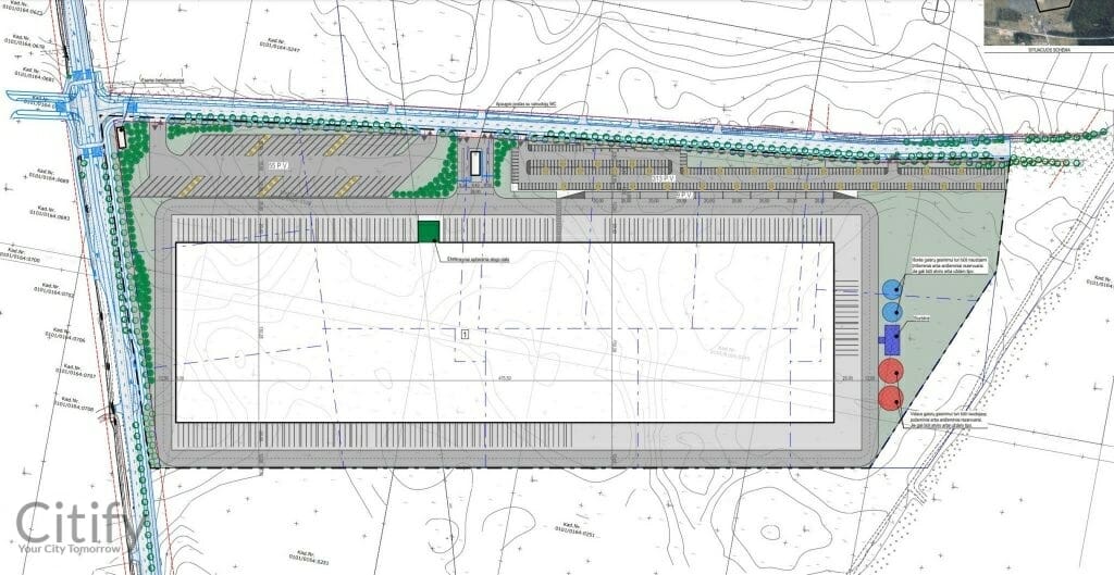 LIDL logistikos centras Jogėliškių g. 1 (Jogėliškių g. 1) - Warehouse / Distribution center - visualization