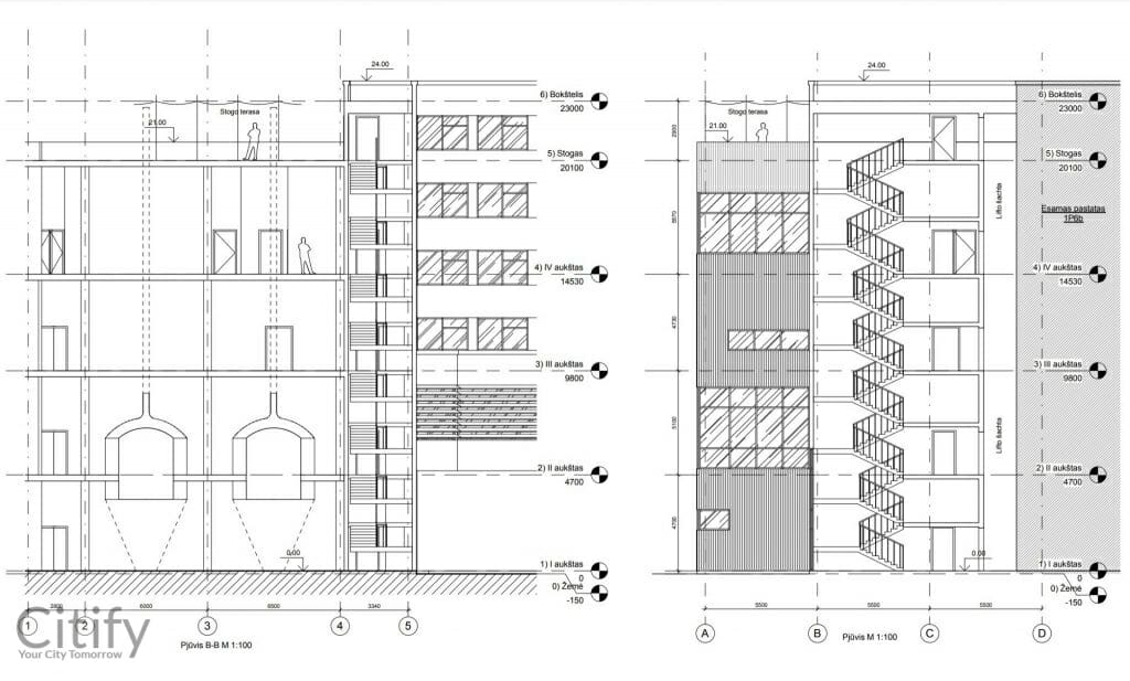 Volfas Engelman gamyklos plėtra (Kaunakiemio g. 2) - Lengvosios pramonės gamykla - vizualizacija