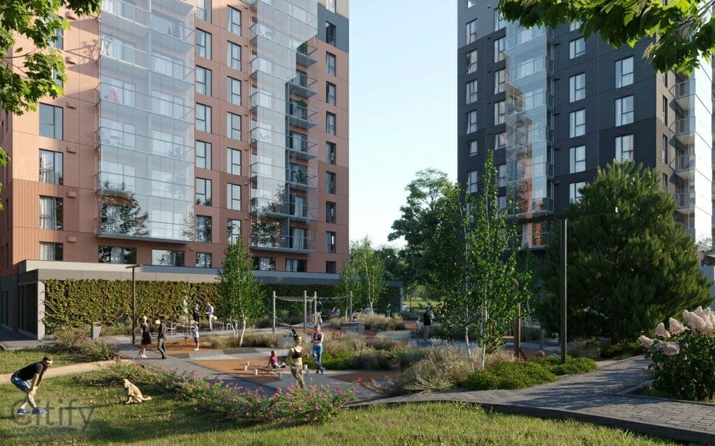 Moho Park (Mirdzas Ķempes iela 2, 2A) - Multi apartment - visualization