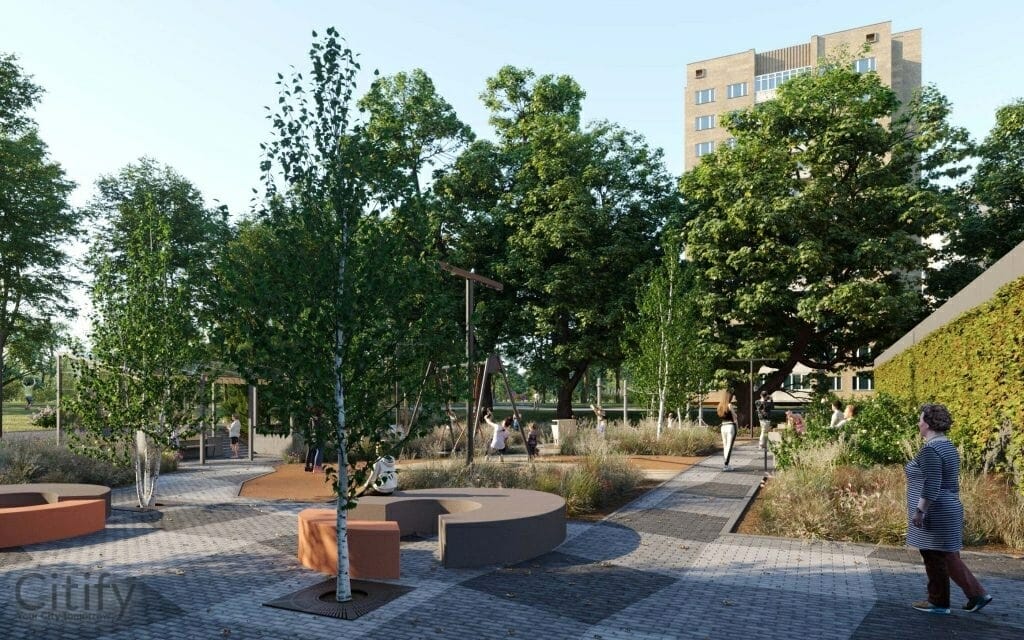 Moho Park (Mirdzas Ķempes iela 2, 2A) - Multi apartment - visualization